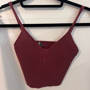 Zara knit crop top
